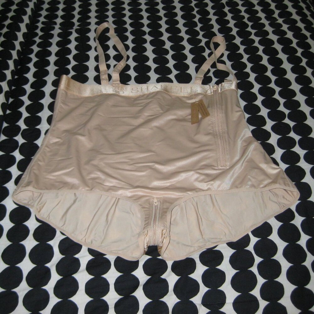 NWT SHAPELLX AirSlim Butt-Lifting High Waist Panty Beige Size 6 X